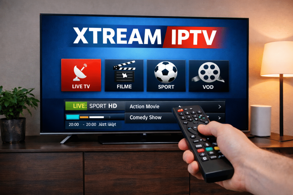 xtream iptv auf einem smart tv